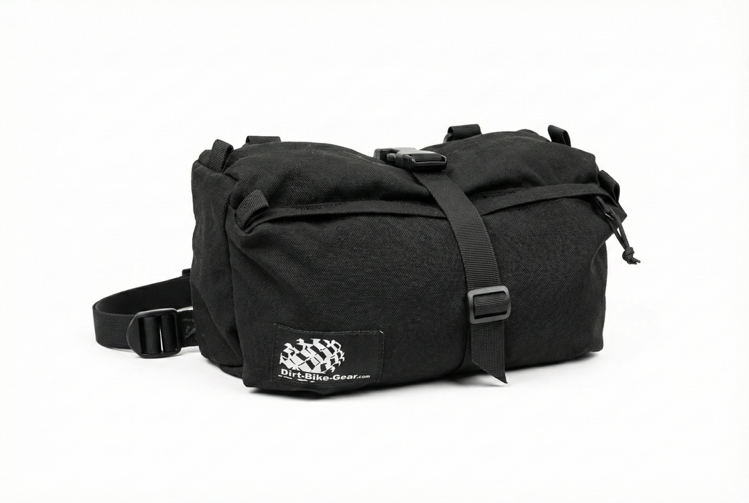 Dirt Bike Gear Number Plate Bag on a white background