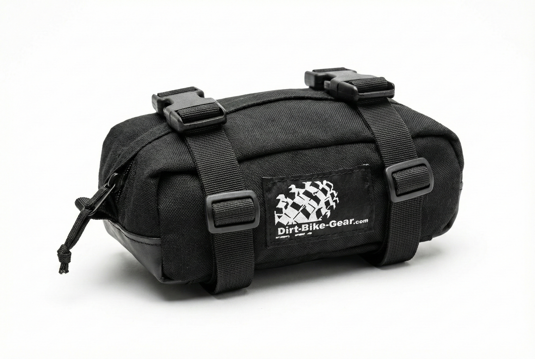 Regular Dirt Bike Fender Bag on a white background